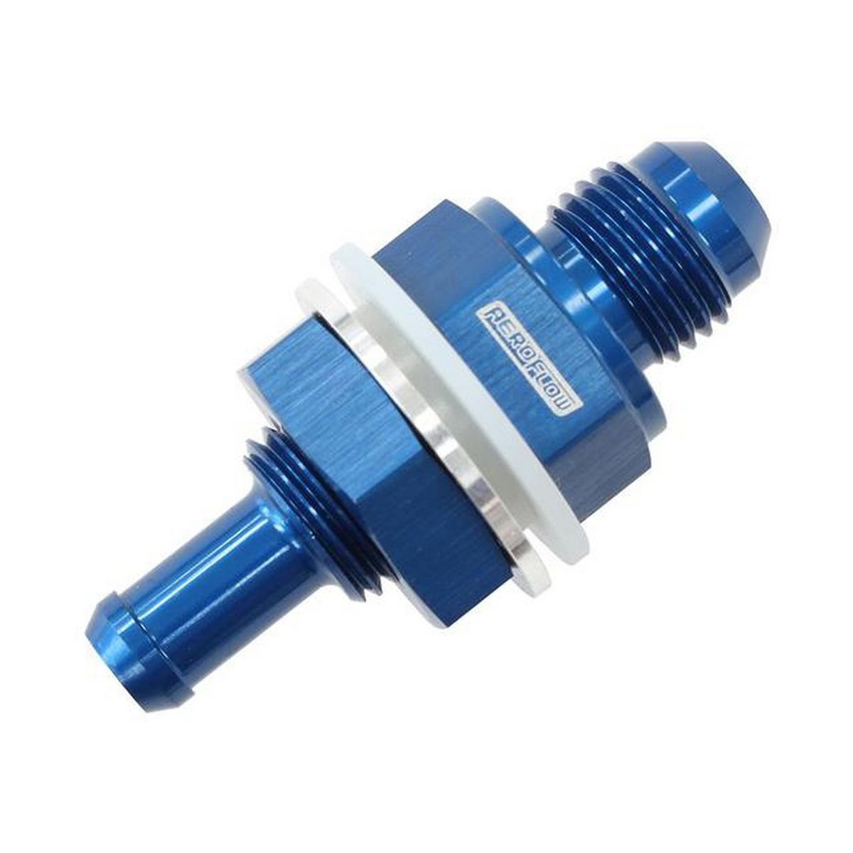 Aeroflow AF927-06-06 -6AN Bulkhead Fitting With 3/8 Barb