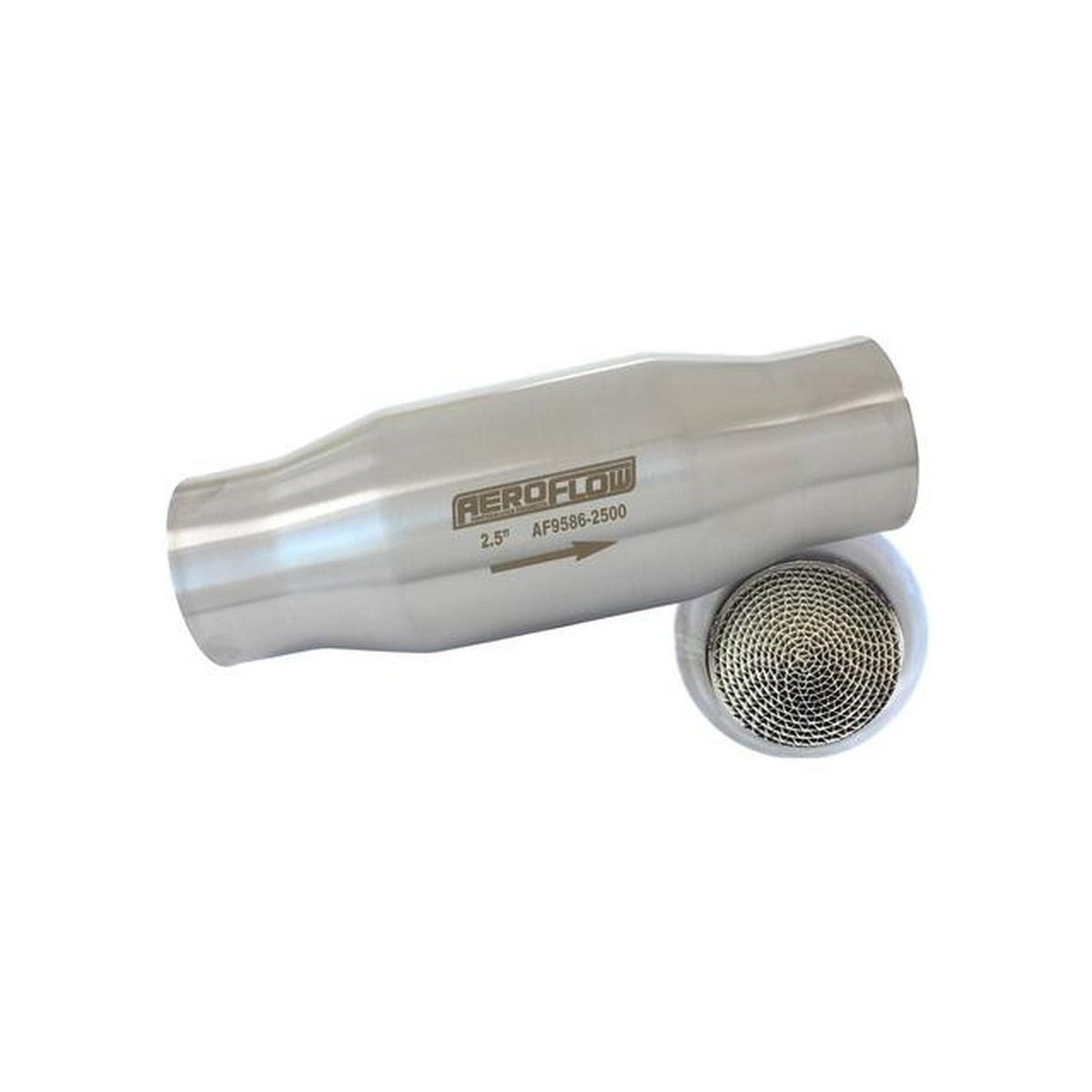 Aeroflow Metallic Catalytic Converter 2-1/2"O.D 50 Cell