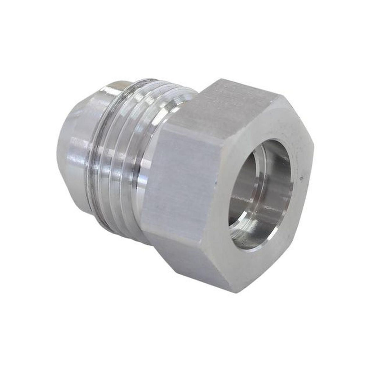 Aeroflow Alloy Hex Weld On Male Bung -8AN Male