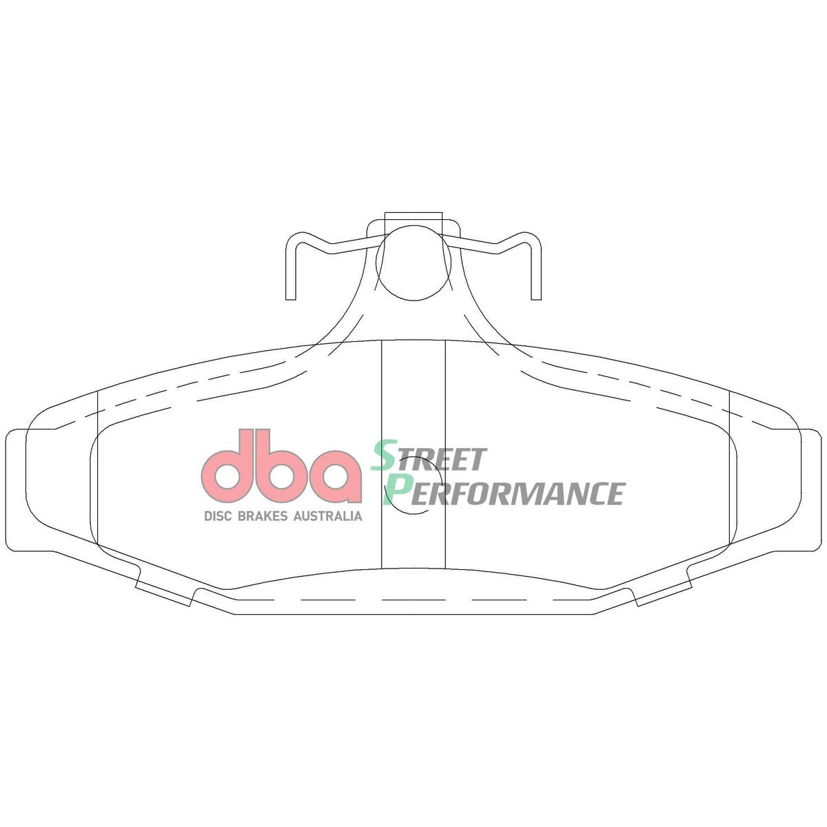 DBA Street Performance Brake Pad Set Rear DB1354SP