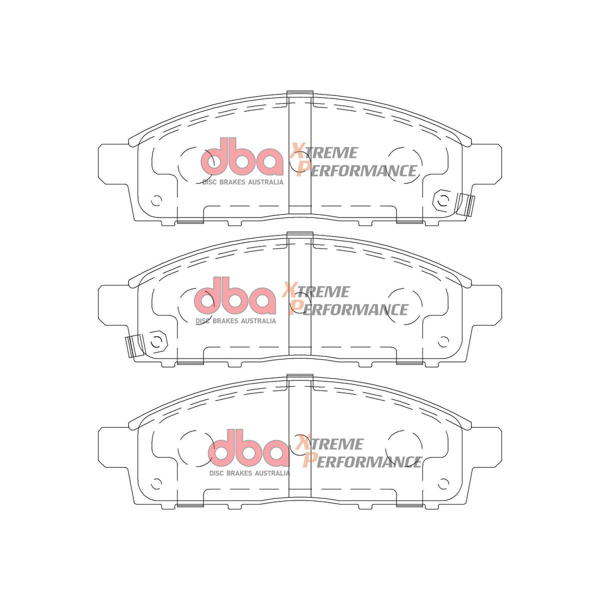 DBA Xtreme Performance Brake Pad Set Front DB1774XP
