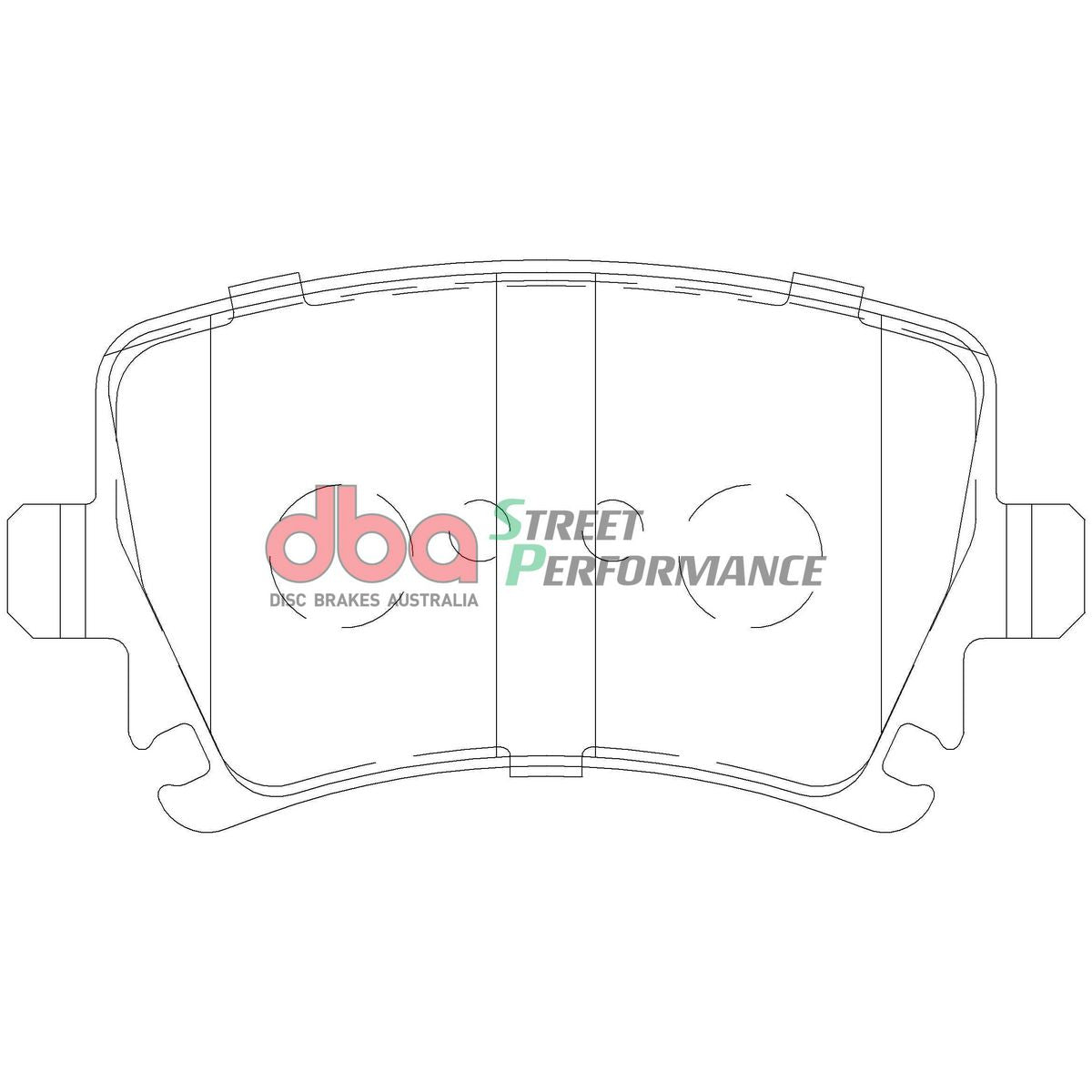 DBA Street Performance Brake Pad Set Rear DB1865SP