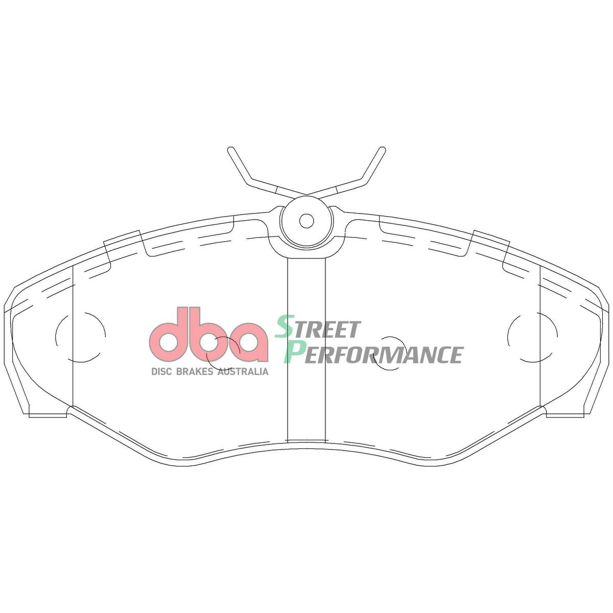 DBA Street Performance Brake Pad Set Front DB1962SP