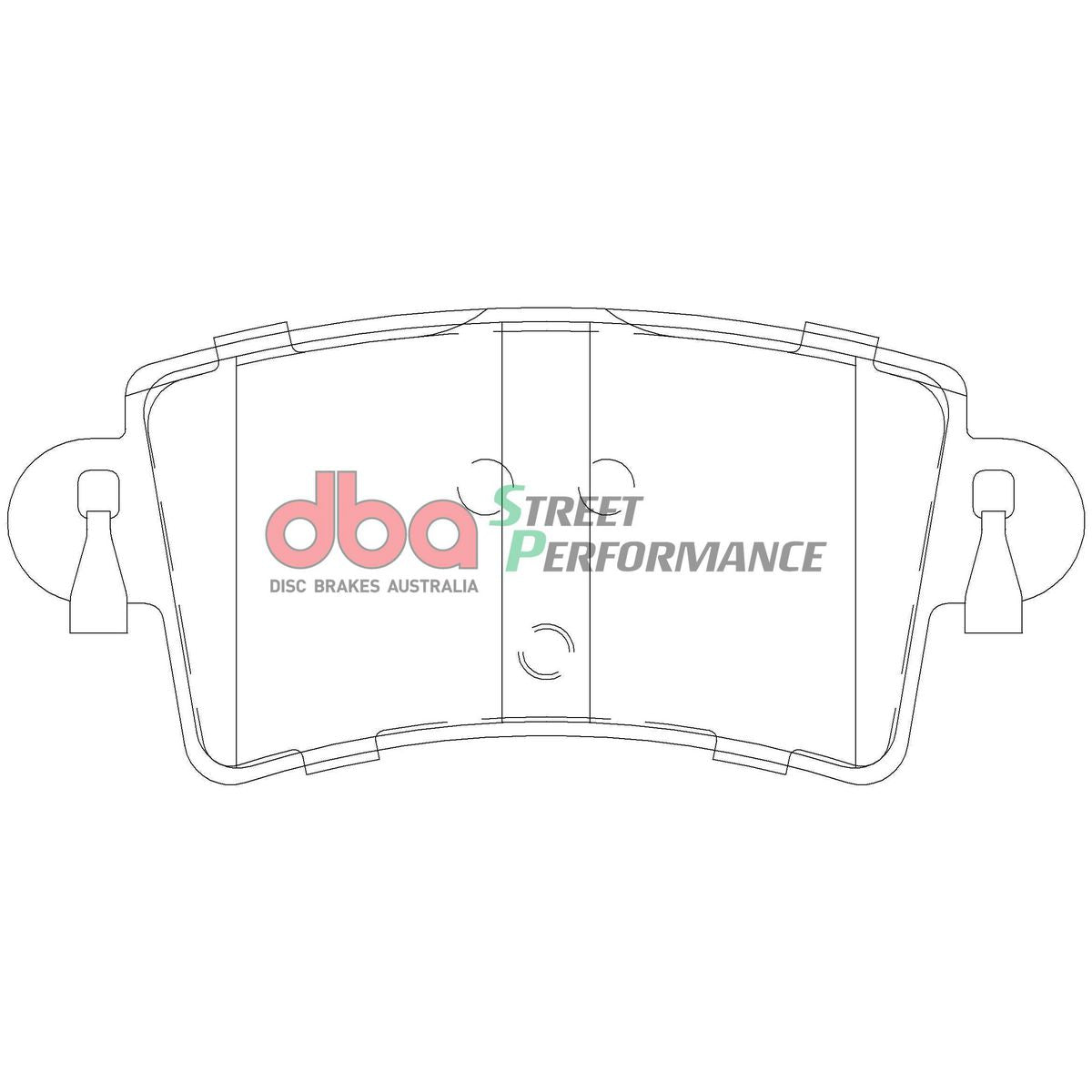 DBA Street Performance Brake Pad Set Rear DB1964SP