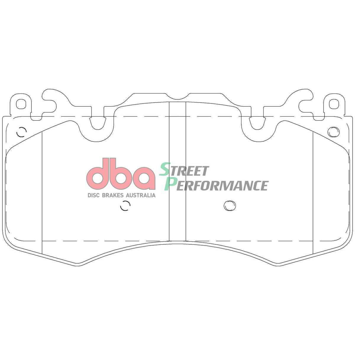 DBA Street Performance Brake Pad Set Front DB2204SP