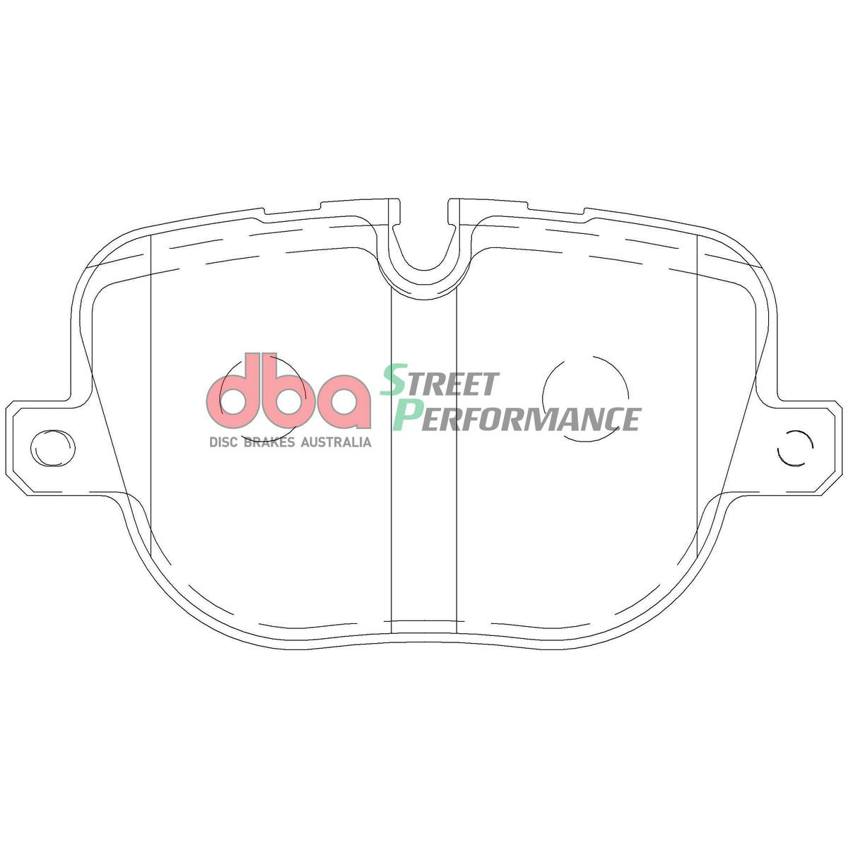 DBA Street Performance Brake Pad Set Rear DB2207SP
