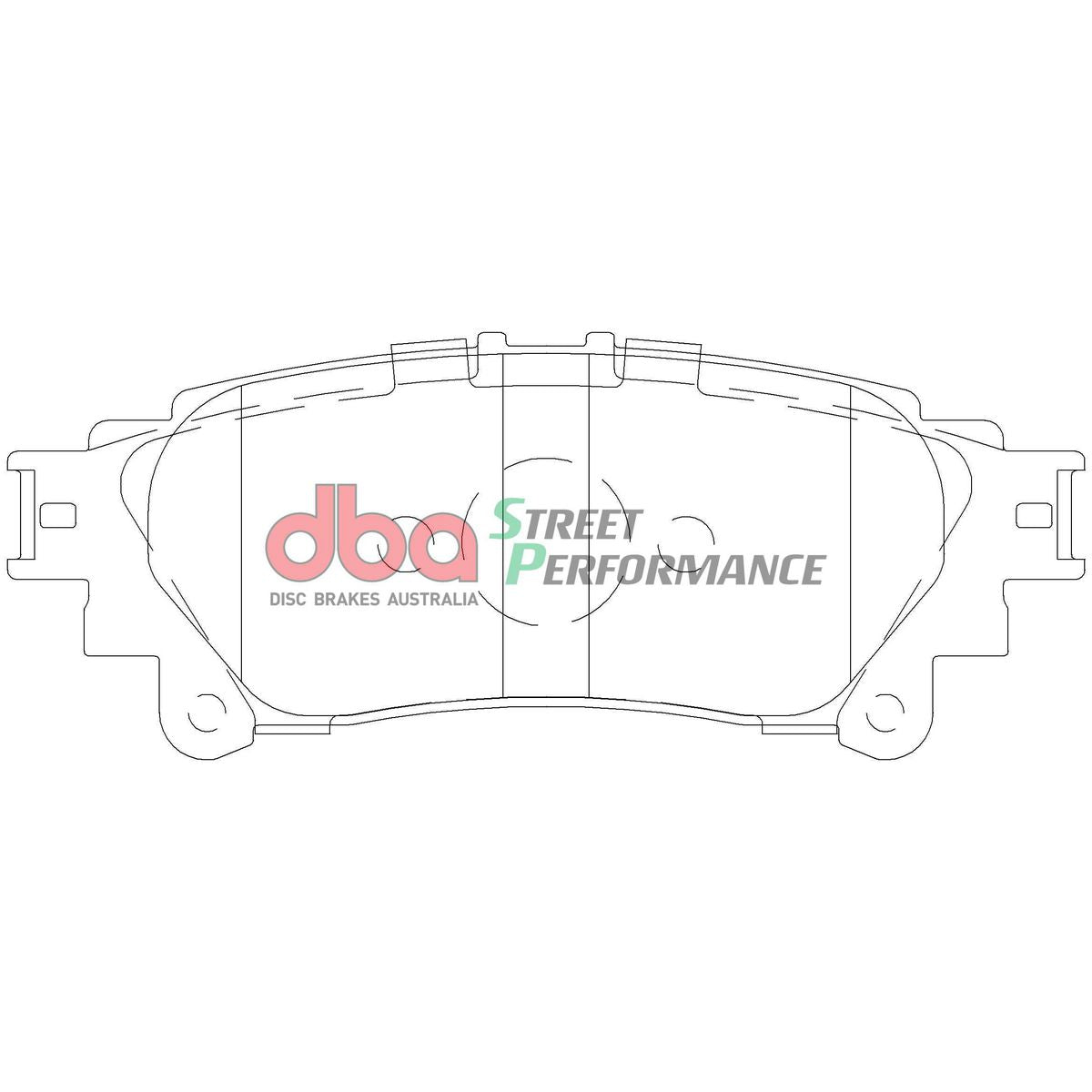 DBA Street Performance Brake Pad Set Rear DB2245SP