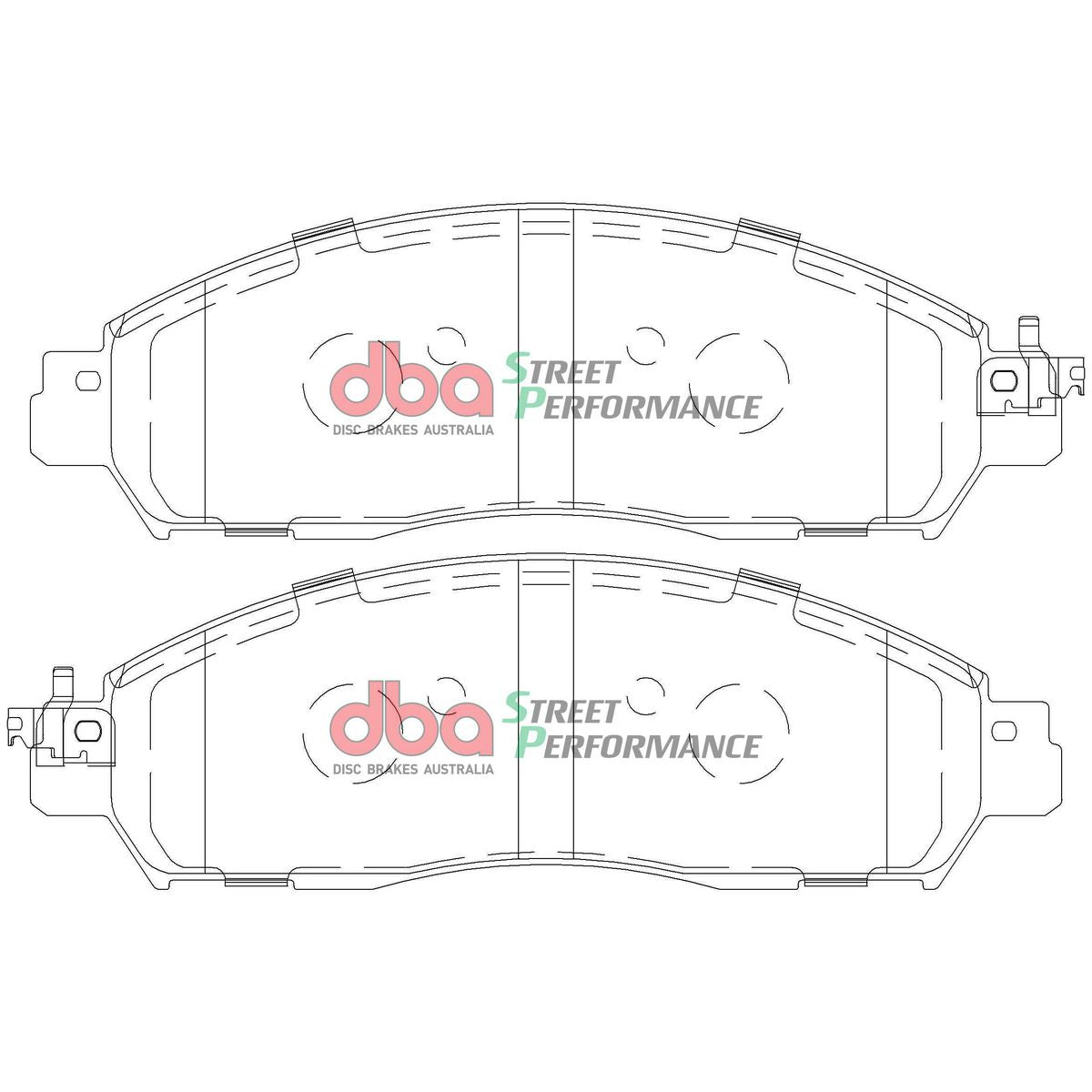 DBA Street Performance Brake Pad Set Front DB2374SP
