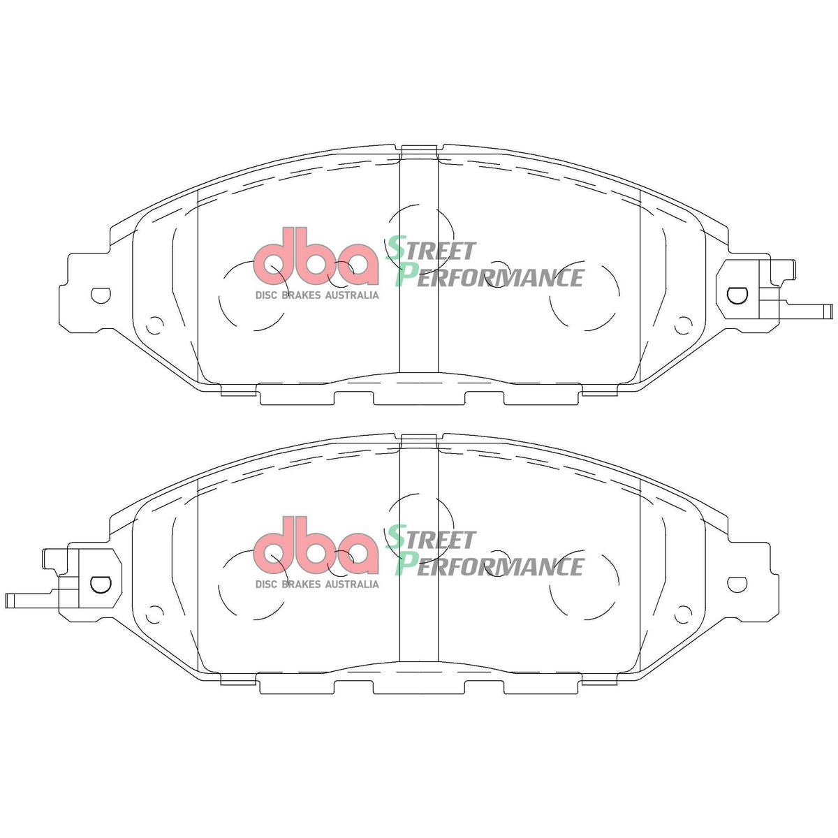 DBA Street Performance Brake Pad Set Front DB2378SP