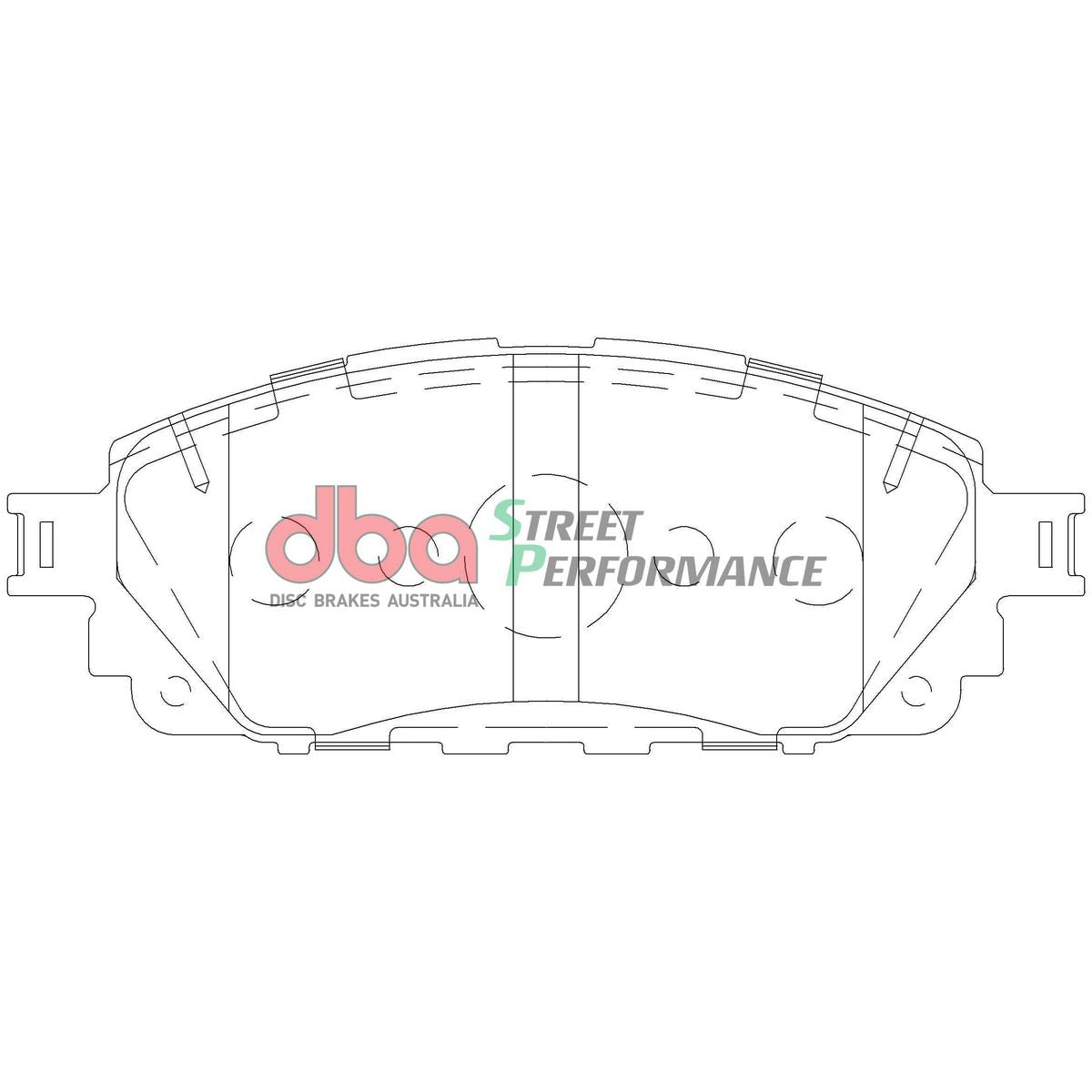 DBA Street Performance Brake Pad Set Front DB2396SP