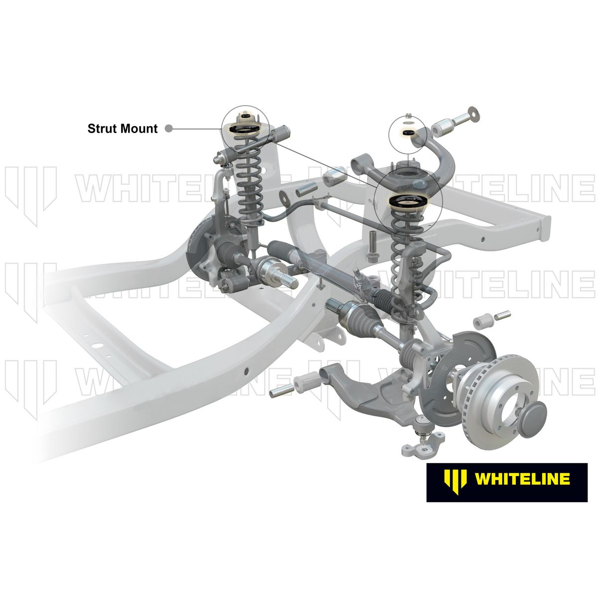 Whiteline Strut Mount Kit Front W44120
