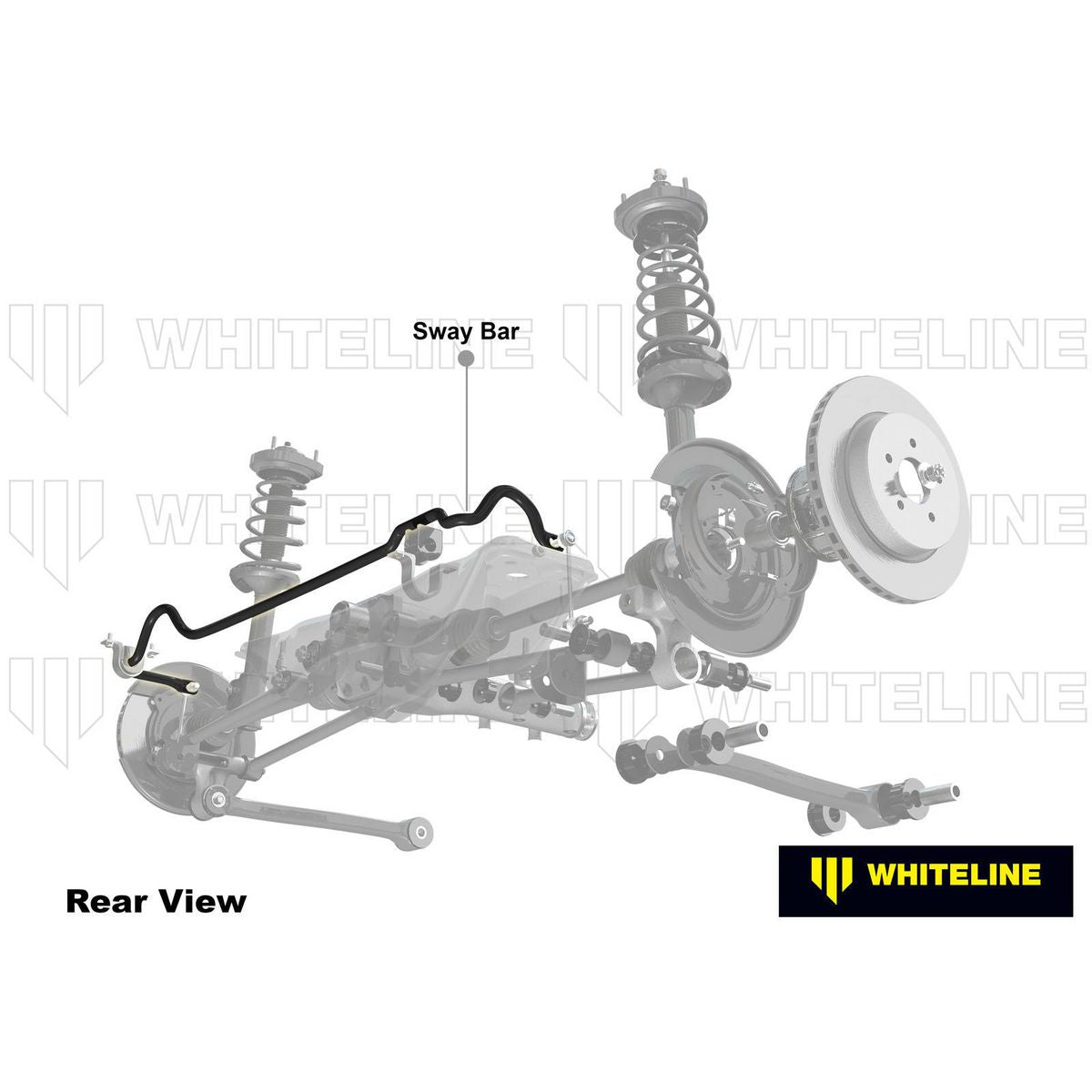 Whiteline BNR13Z Sway Bar 18mm HD Blade Adjustable fits Nissan Pulsar/Sentra 91-95