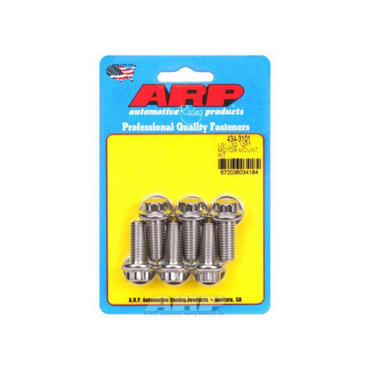 ARP Engine Mount Bolt Kit Fits LS1 LS2 434-3101