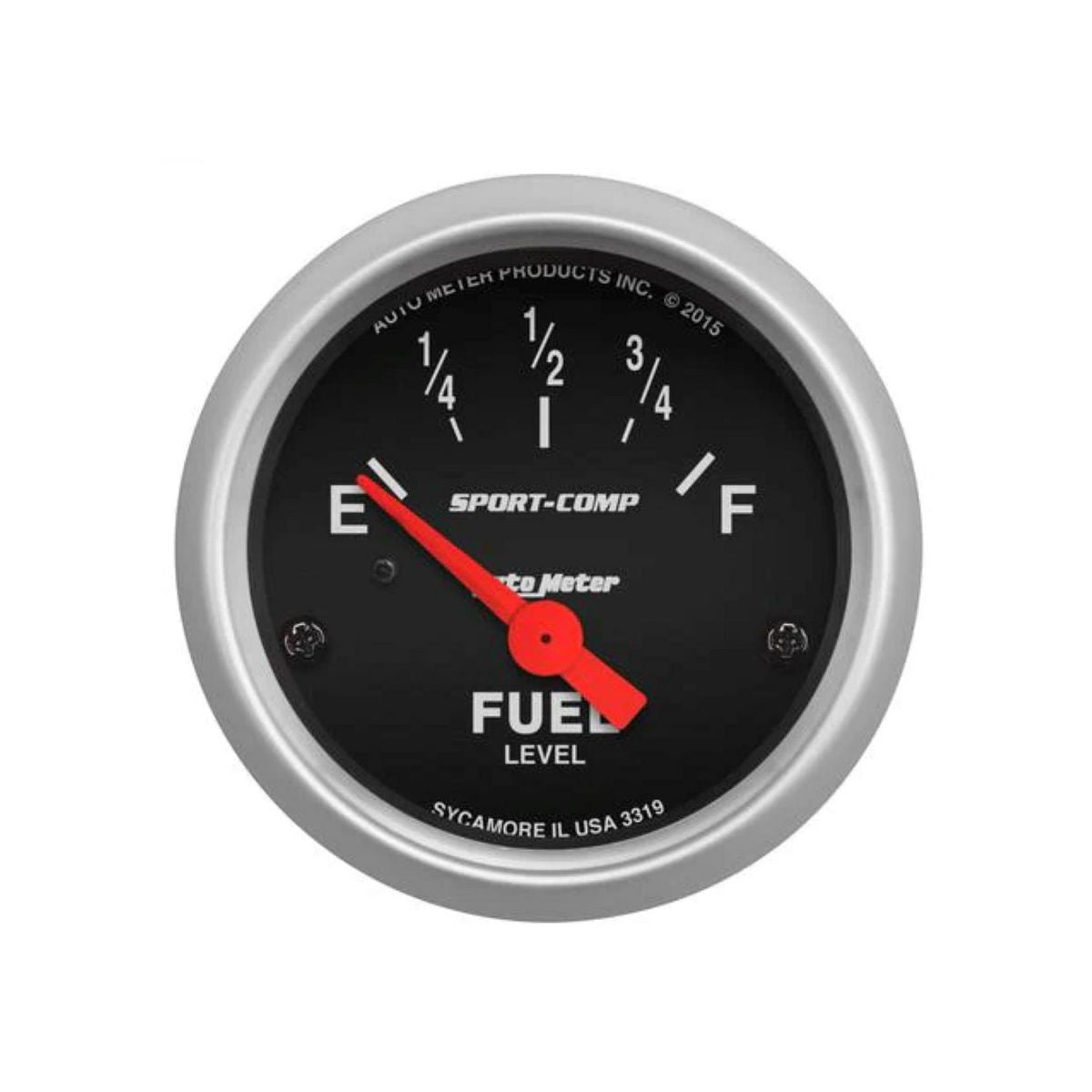 Autometer Sport-Comp 2-1/16in Fuel Level Gauge Aftermarket Linear 73-10 Ohm AU3319
