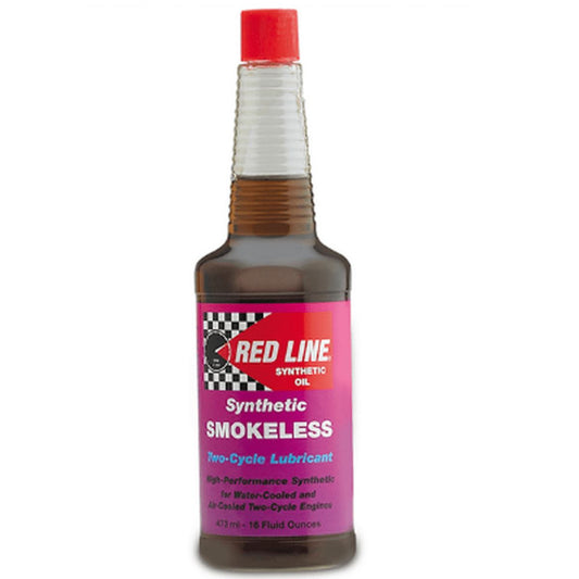 Red Line Smokeless 2 Stroke Synthetic Cycle Oil 473ml 40903