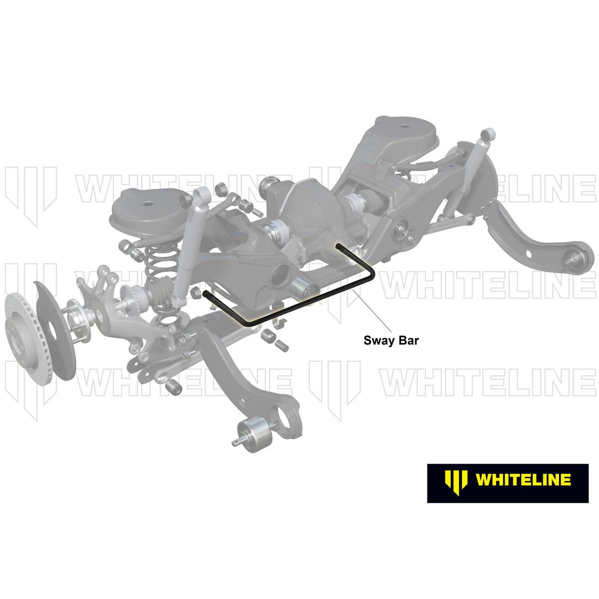 Whiteline BWR24Z Sway Bar 22mm H/Duty Blade Adjustable
