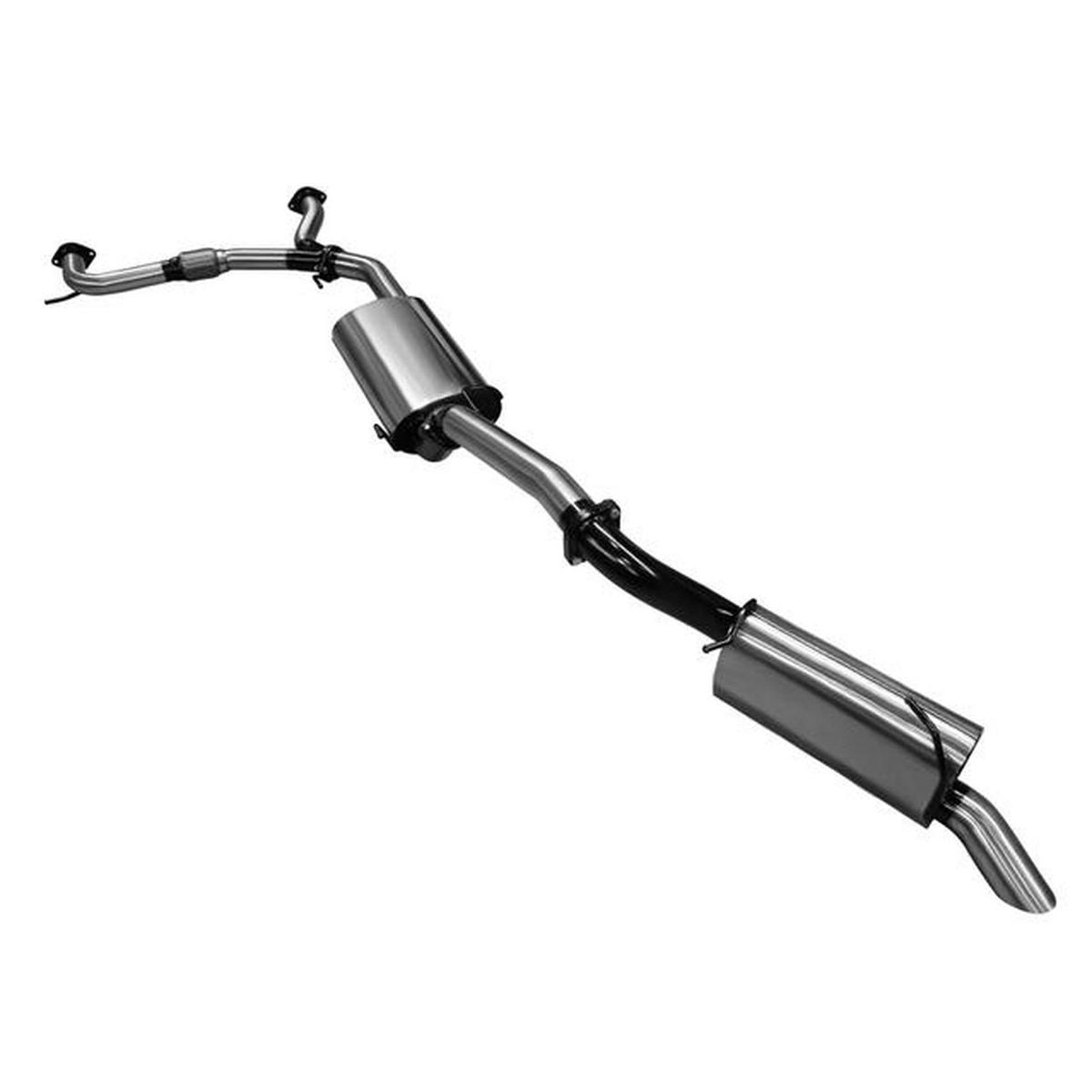 Manta 3" Cat Back Exhaust Quiet Fits Patrol Y62 V8 5.6L Wagon