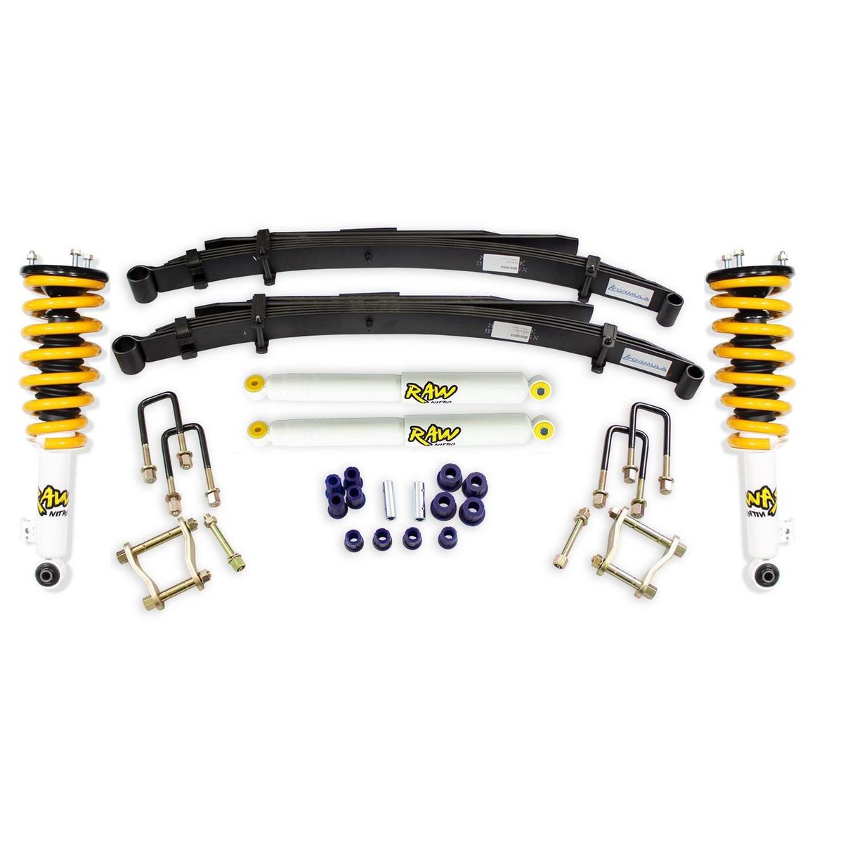 Raw 4x4 Lift Kit fits ReadyStrut MITSUBISHI Triton ML,MN TRI-007R