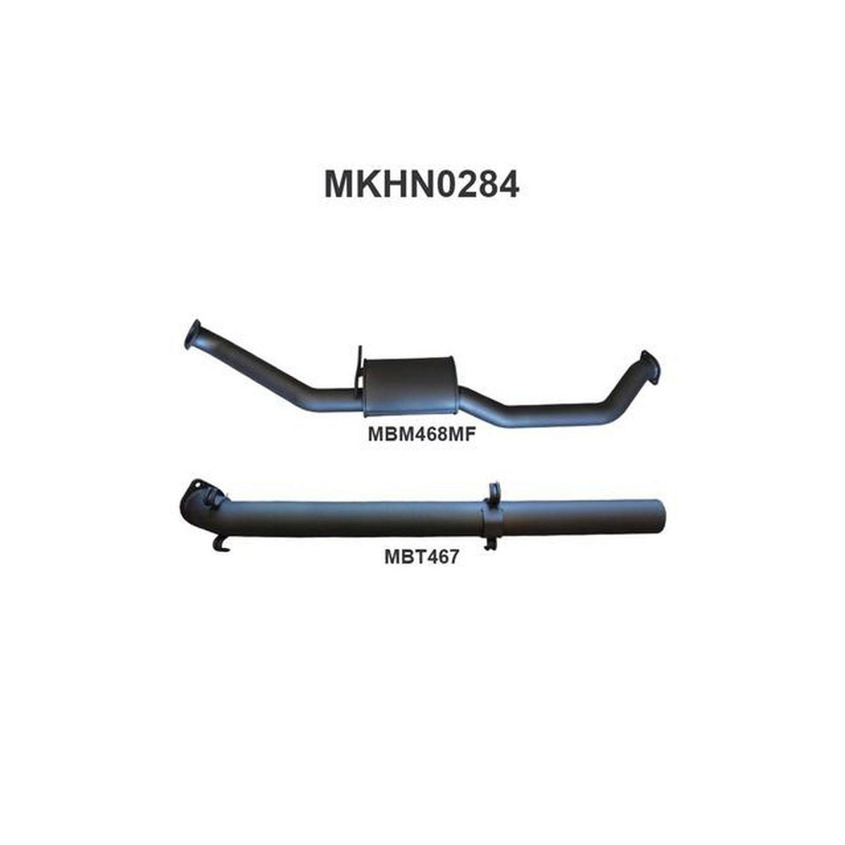 Manta 3" Cat Back Exhaust Fits VP VR VS Statesman V8 IRS