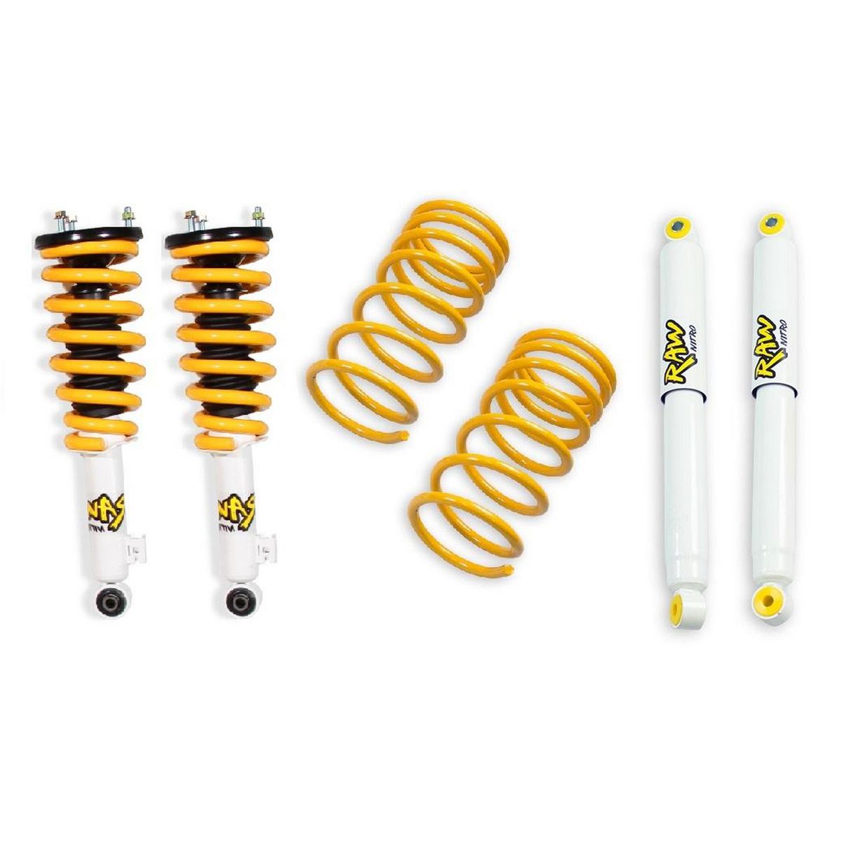 Raw 4x4 Lift Kit fits ReadyStrut PAJERO Diesel PAJ-004BR