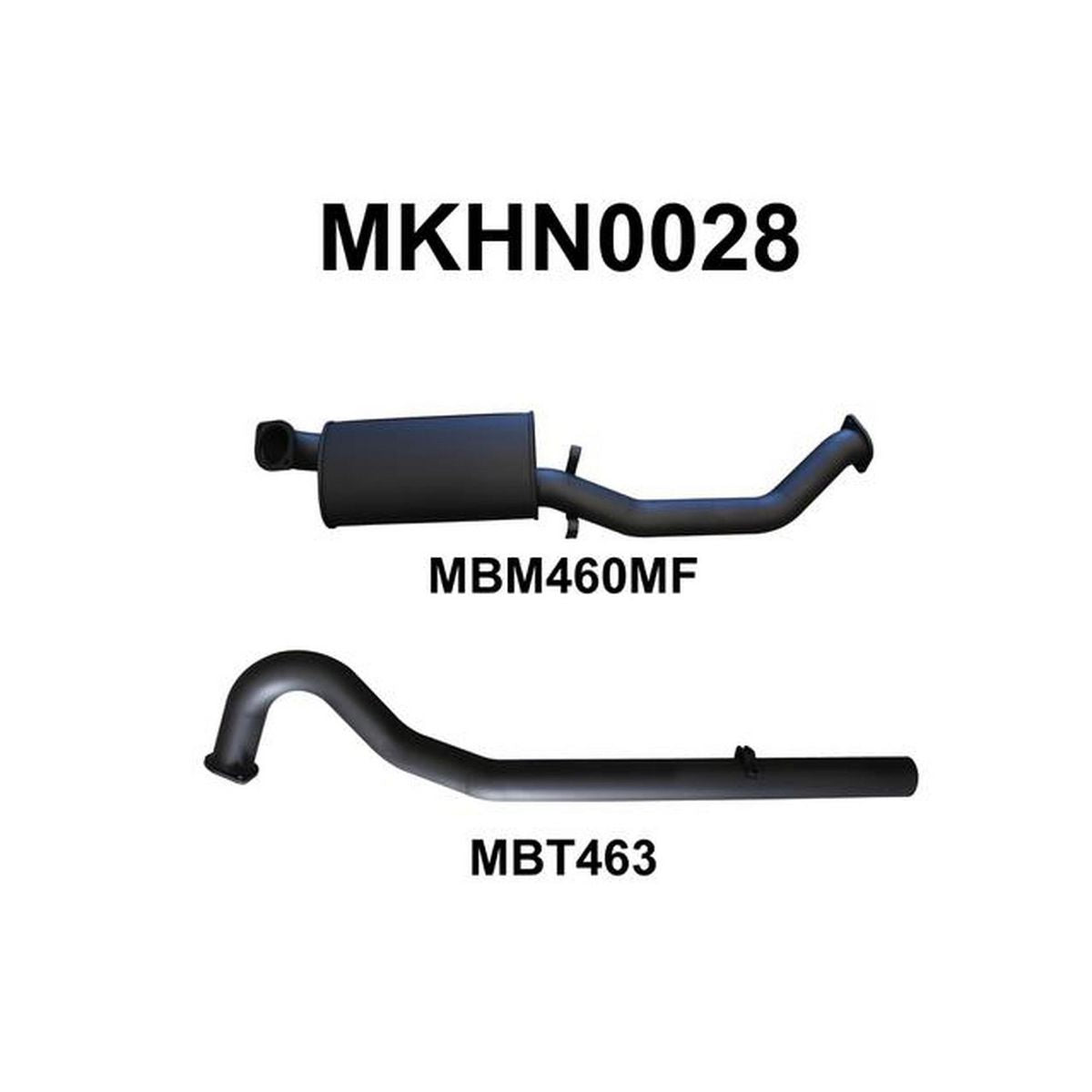 Manta 3" Cat Back Exhaust Fits VL Commodore 3.0L