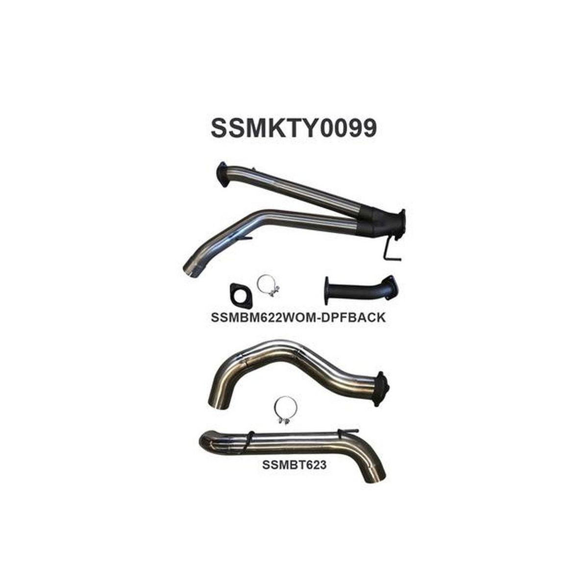 Manta Dpf Back System Pipe Only Fits VDJ200