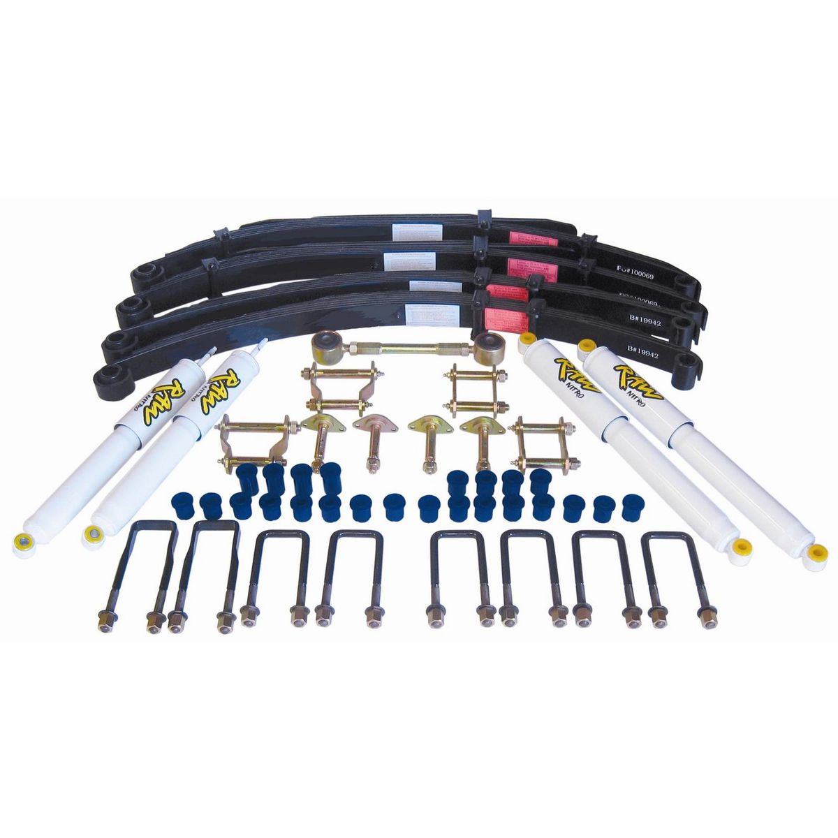 Raw 4x4 2 Inch 50mm RAW Nitro 4x4 Lift Kit Petrol & Diesel 55-70kg Front Load to suit Toyota Hilux 1979-1983 HILUX-001