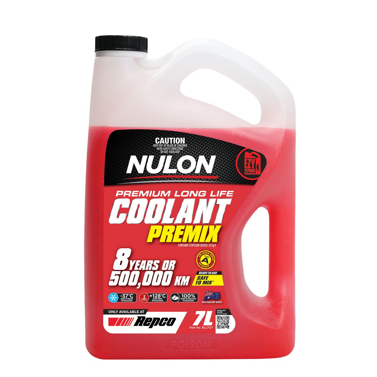 Nulon Red Premium Long Life Coolant Premix 7L RLLTU7