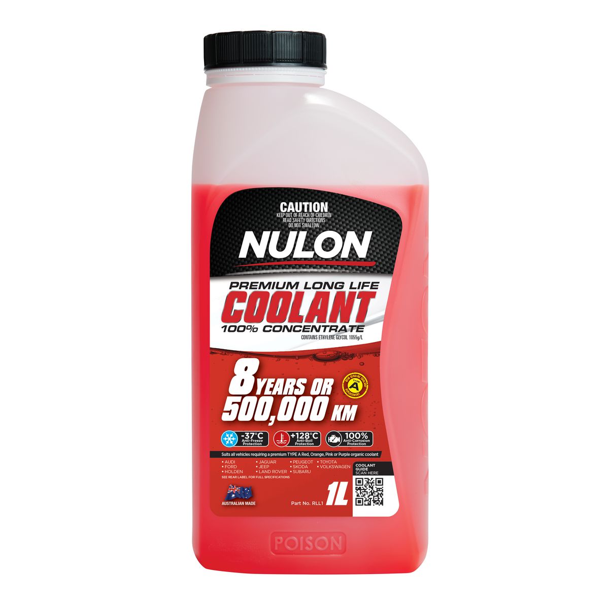 Nulon Red Long Life Coolant Concentrate 1L RLL1