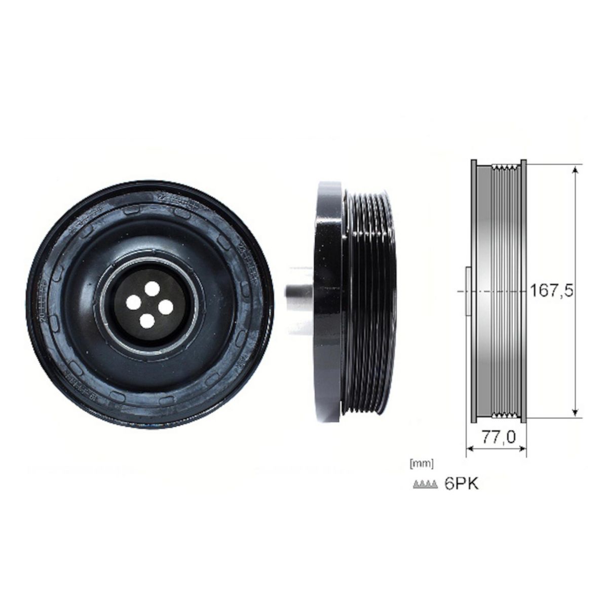 INA Crankshaft Pulley 544 0137 10