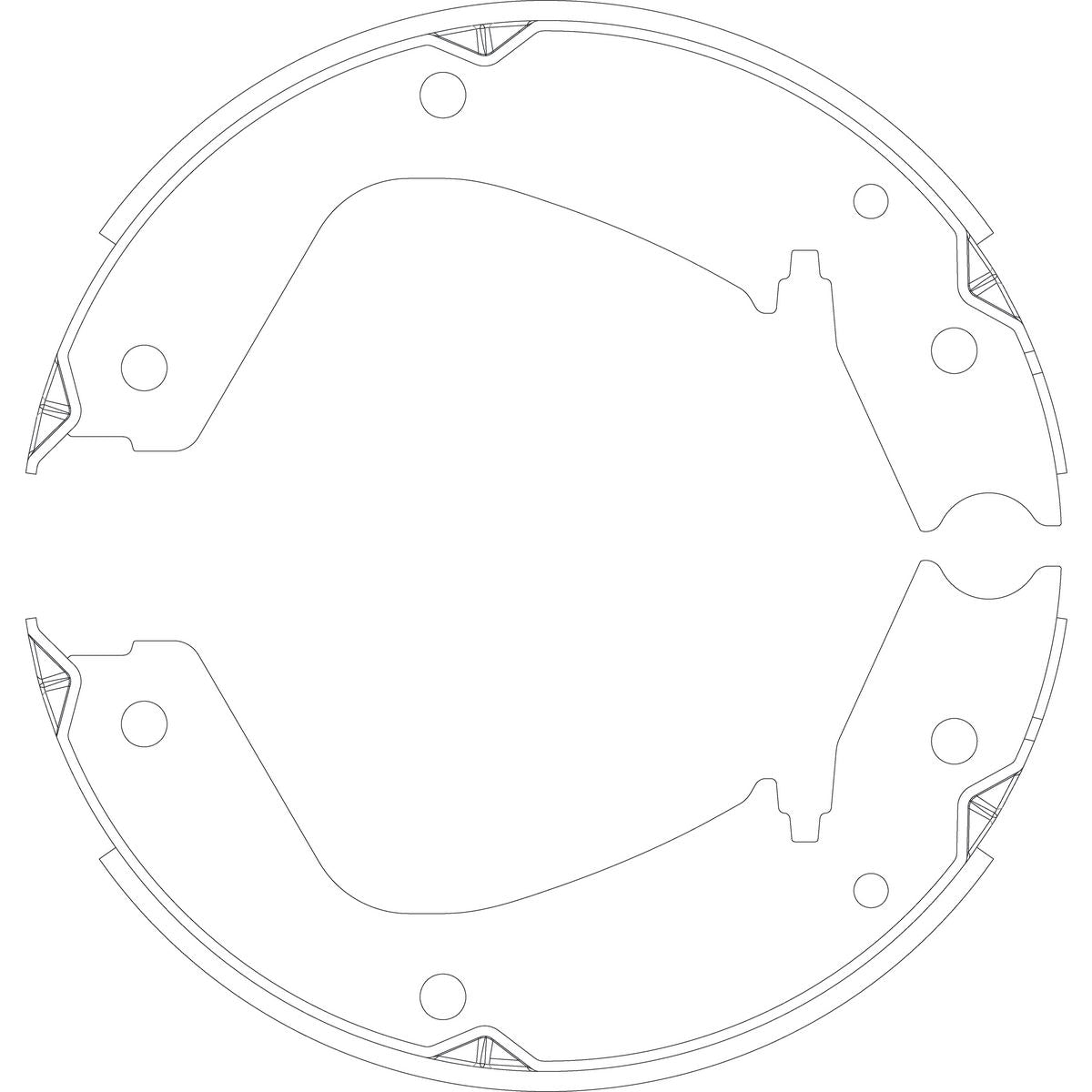 Bendix Bs6006 Ultimate 4Wd Brake Shoe Set BS6006 ULT4WD