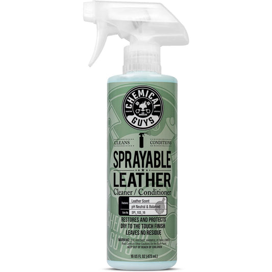 Chemical Guys Sprayable Leather Cleaner And Conditioner In One 473ml SPI_103_16