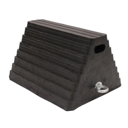 Proflex Industrial Wheel Chock Rubber Heavy Duty 250L X 200W X 160H 4Kg WC1086