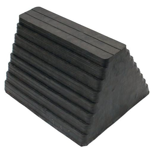 Proflex Industrial Wheel Chock Rubber Heavy Duty 250L X 200W X 160H 4Kg WC1086