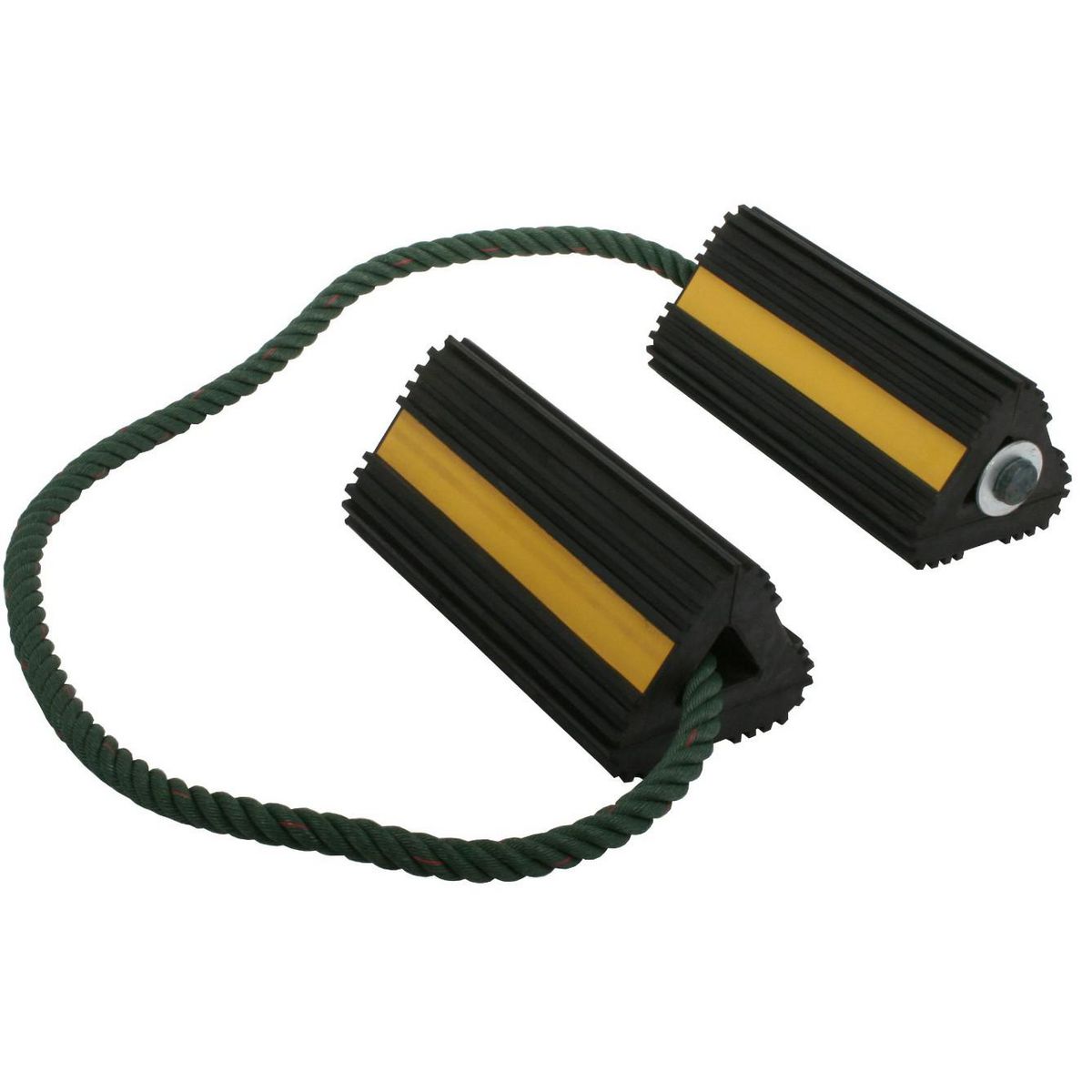 Proflex Industrial Wheel Chock Tethered 205L X 105W X 90H 2 Piece WC24483