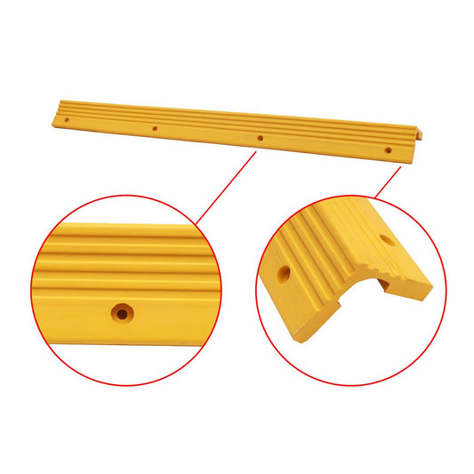Proflex Industrial Rubber Pillar Safety Pad Yellow 1 Meter Long 92206