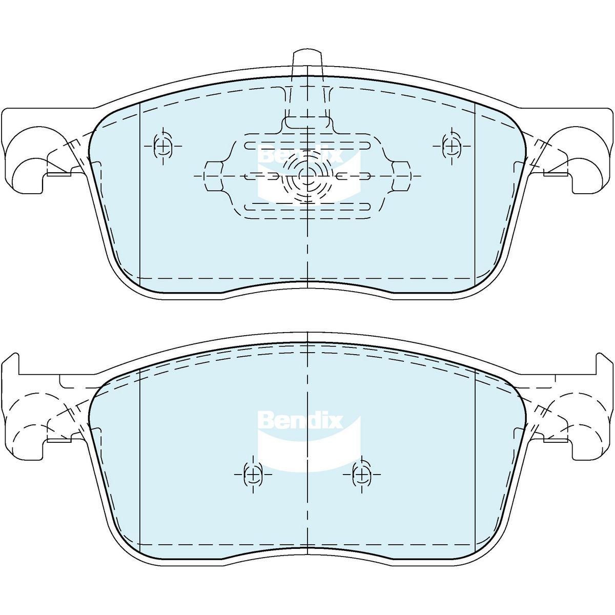 Bendix Brake Pads Set - Euro+ DB2547 EURO+