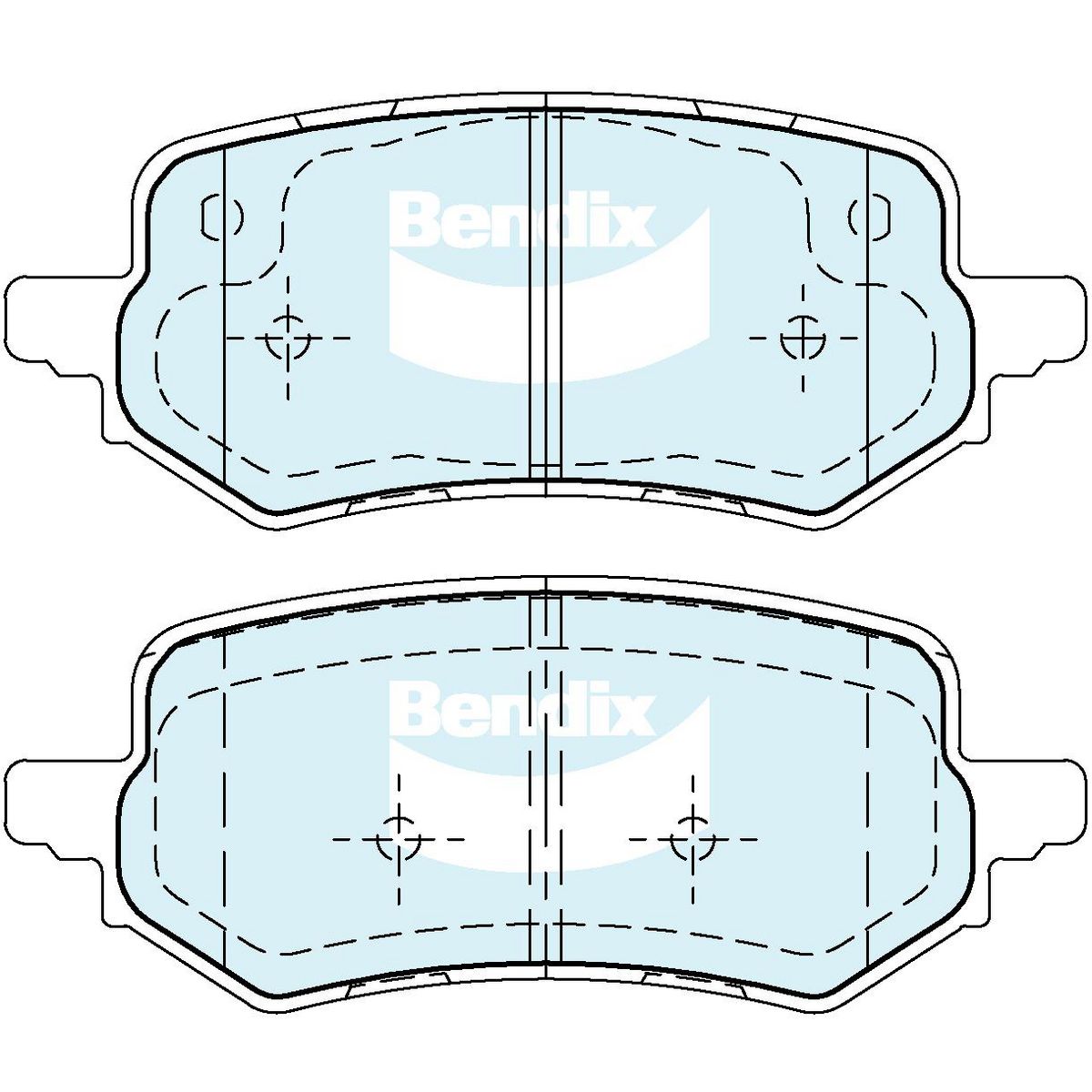 Bendix GCT Brake Pad Set DB2726 GCT