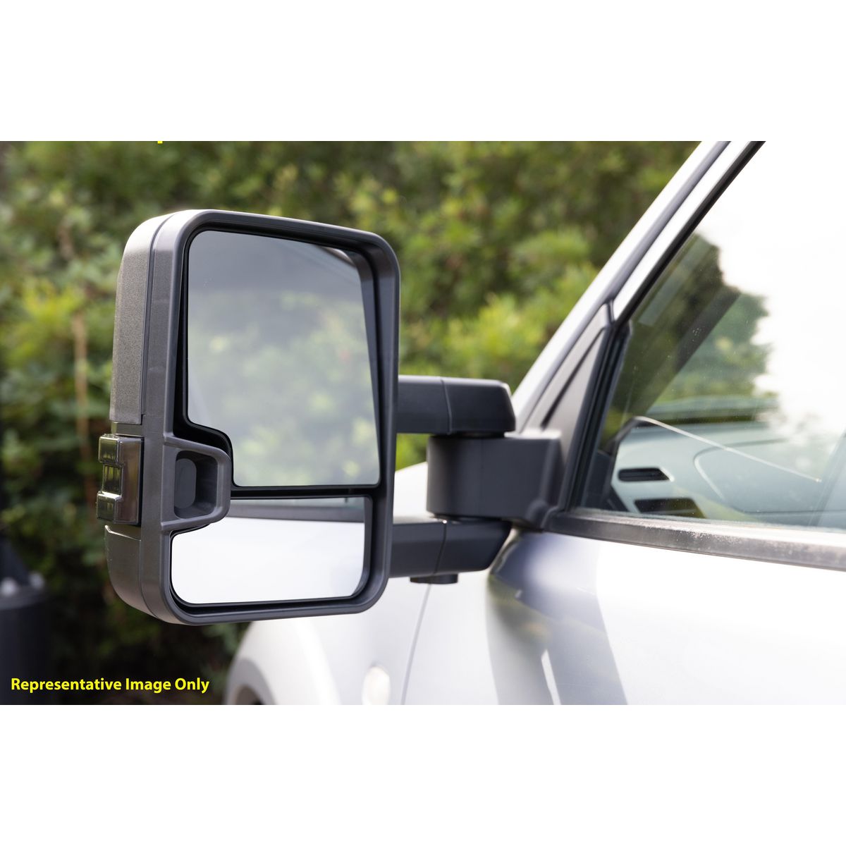 Drivetech 4X4 Electric Towing Mirrors - Chrome, Pair DT-TM2011EBS