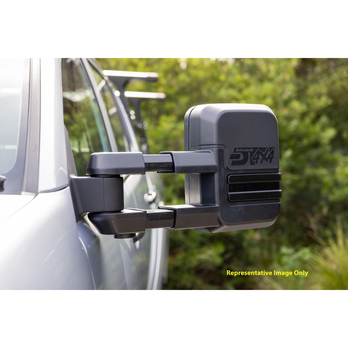 Drivetech 4X4 Electric Towing Mirrors - Chrome, Pair DT-TM2011EBS