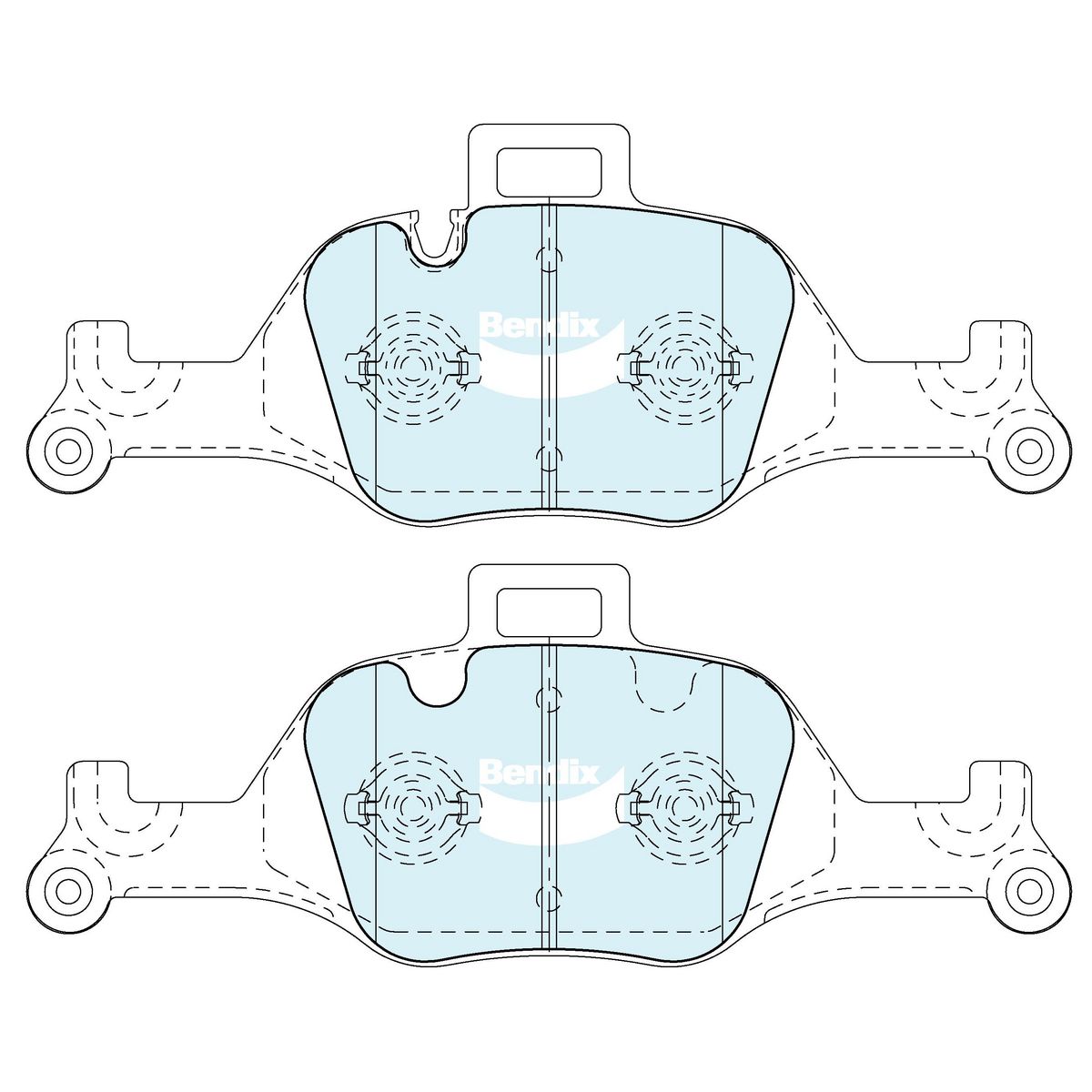 Bendix Euro+ Disc Pad Set DB2564 EURO+