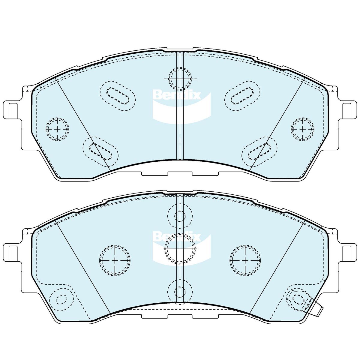 Bendix Heavy Duty Disc Pad Set DB2699 HD
