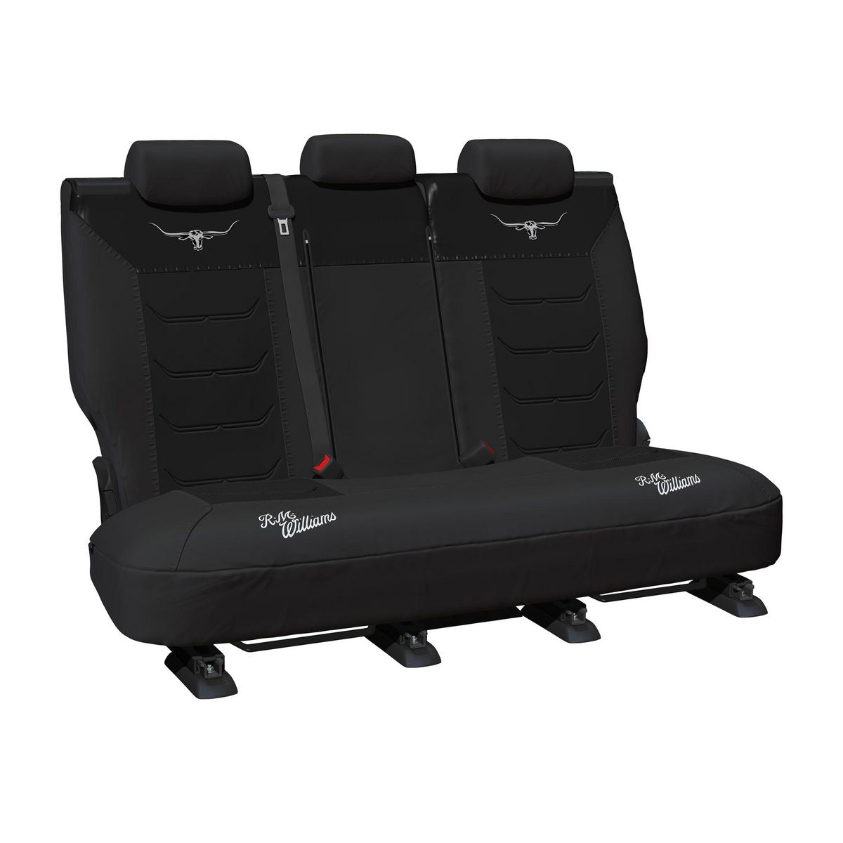 R.M. Williams Rear Car Seat Cover Mesh Black - Single MHRMWBX-BLK06