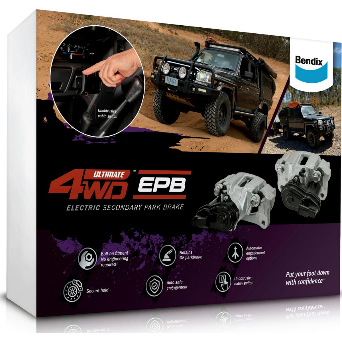Bendix ULT4WD Electric Secondary Park Brake Kit  U4WD-SEPB401