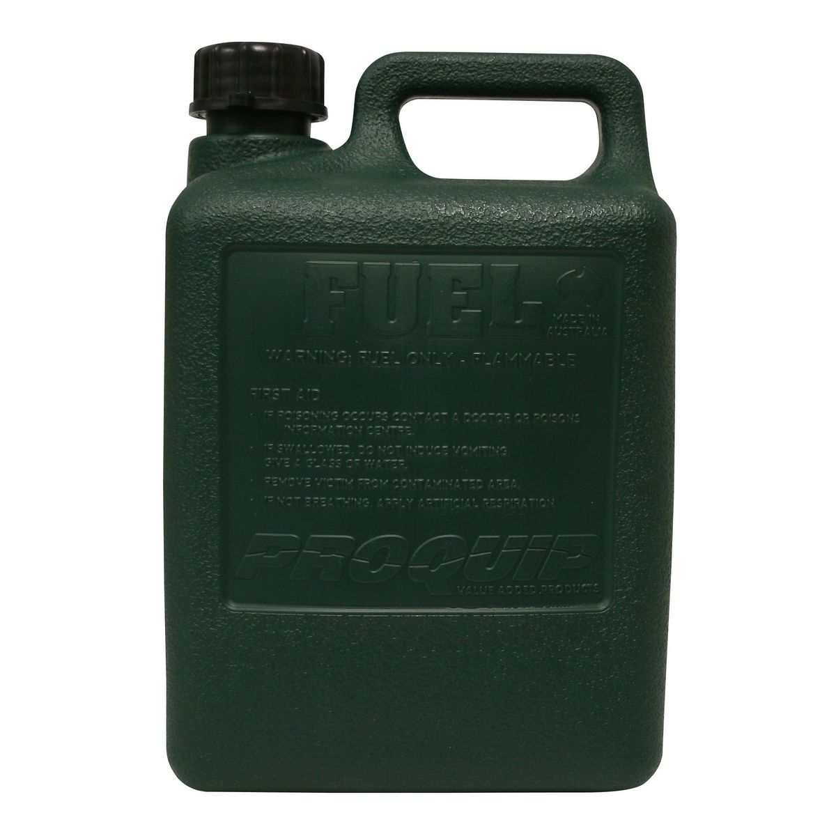 Proquip Fuel Can Plastic 5L Safe-T-Pour - Green 2 Stroke 822