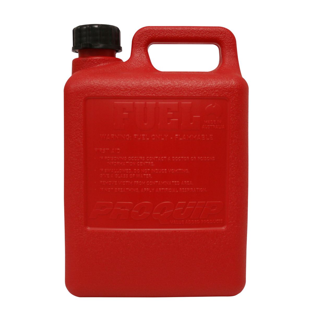 Proquip Fuel Can Plastic 5L Safe-T-Pour - Red Unleaded 820