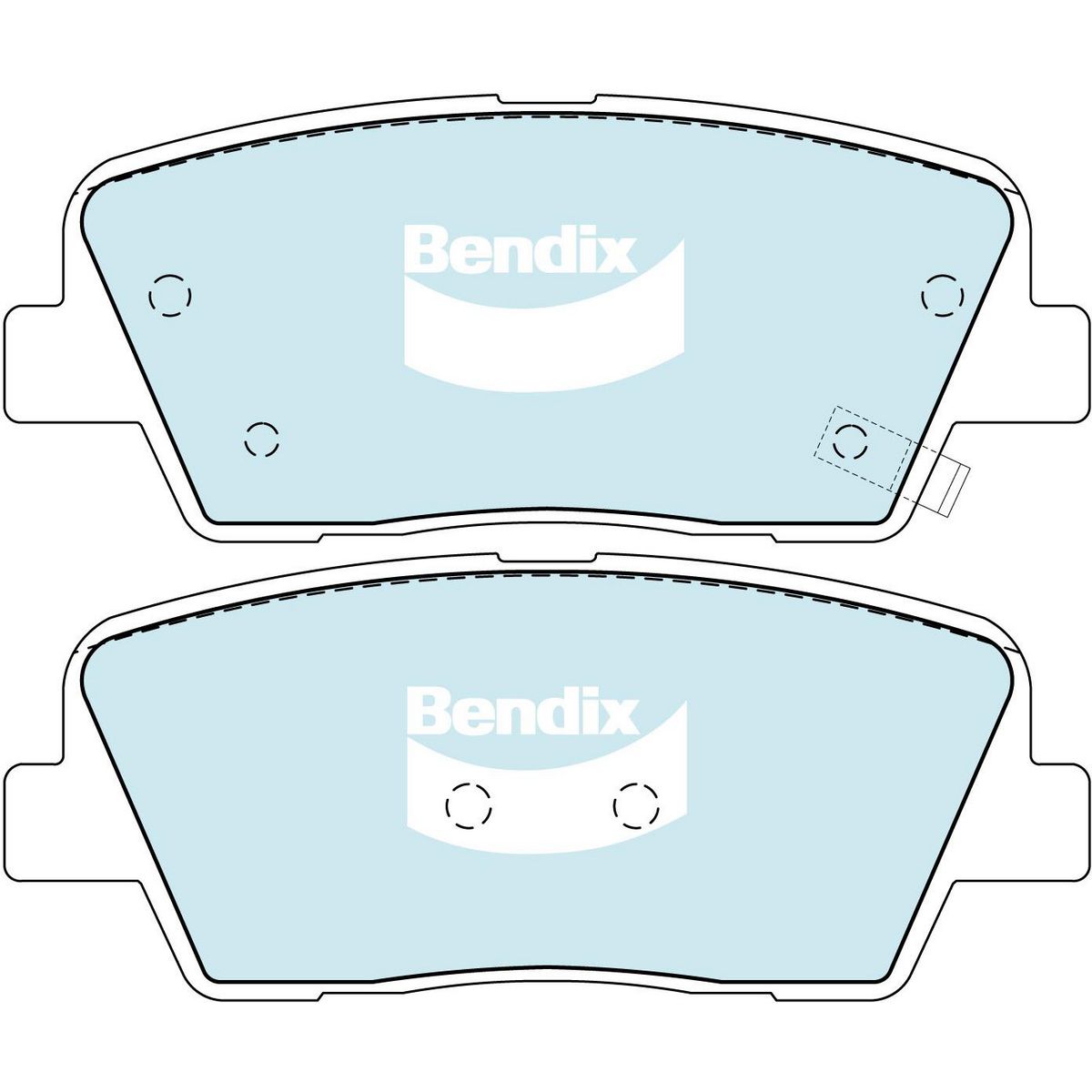 Bendix 4x4 Brake Pad Set DB2178 4WD