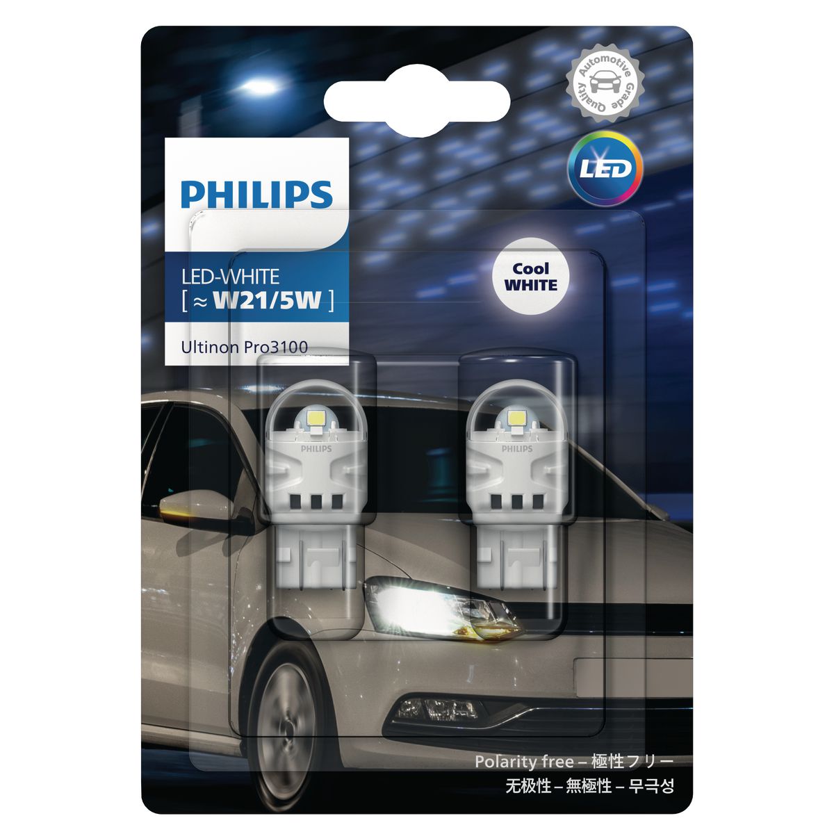 Philips Ultinon Pro 3100 Led W21/5W W3X16Q 12V Pair 11066CU31B2