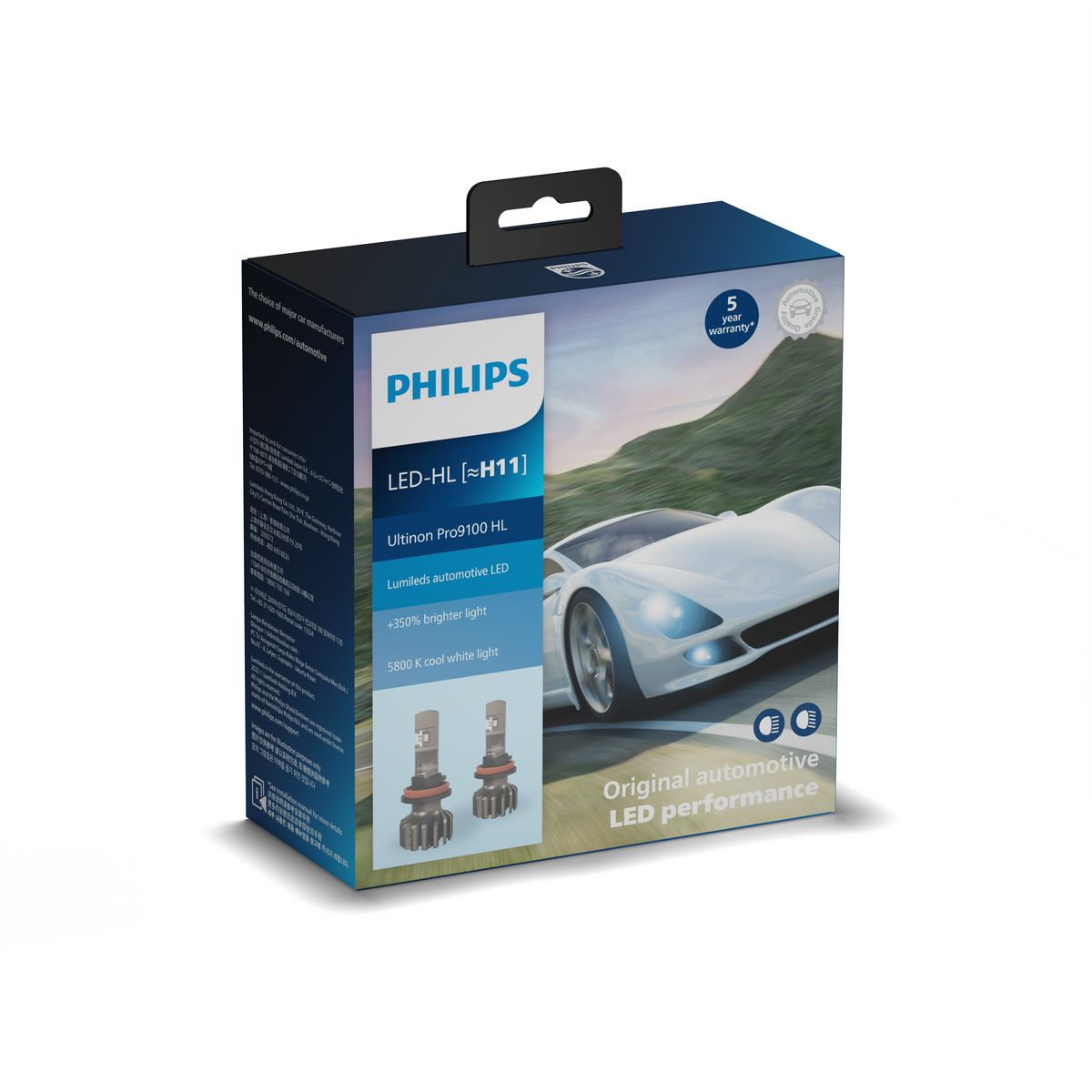 Philips Ultinon Pro 9100 H11 Led Globes 12/24V Pair 11362U91X2