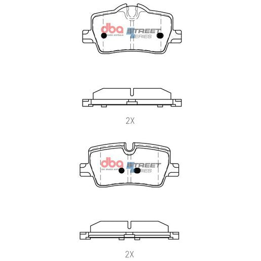 DBA Street Series Brake Pad Set  DB15191SS
